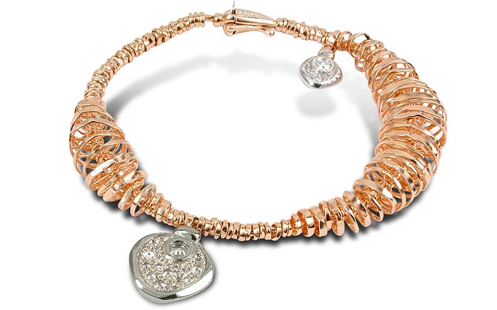 Galaxy - Bracelet en or 750 rose et diamants - Orlando Orlandini