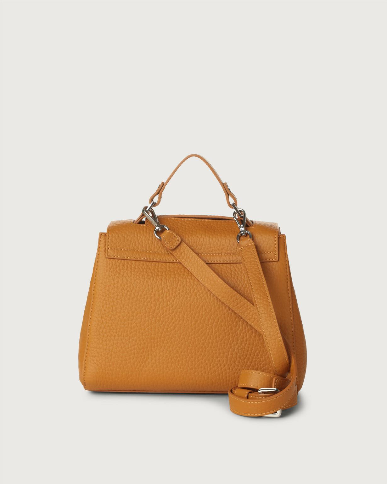 Dolce & Gabbana Orange Leather Small Miss Sicily Bag