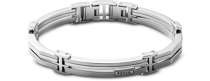 Mens Dress Stainless Steel Men's Bracelet - Fossil