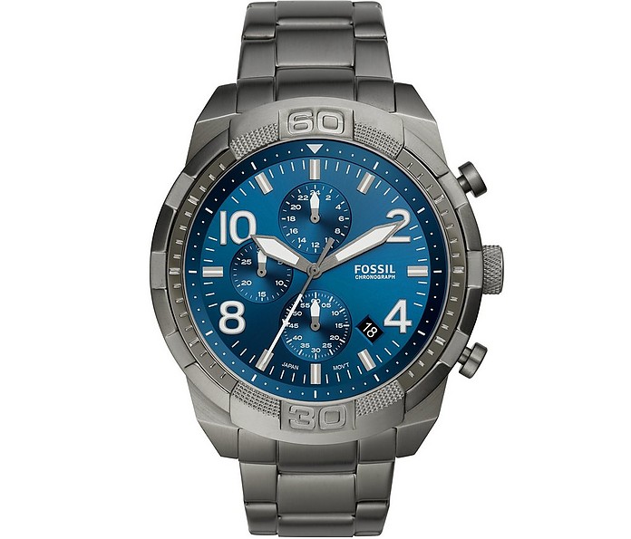 Bronson Stainless Steel Men's Watch - Fossil