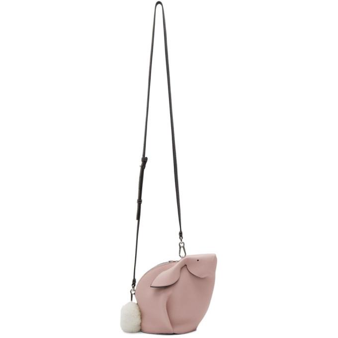 Pink Mini Bunny Bag от Loewe на сайте 