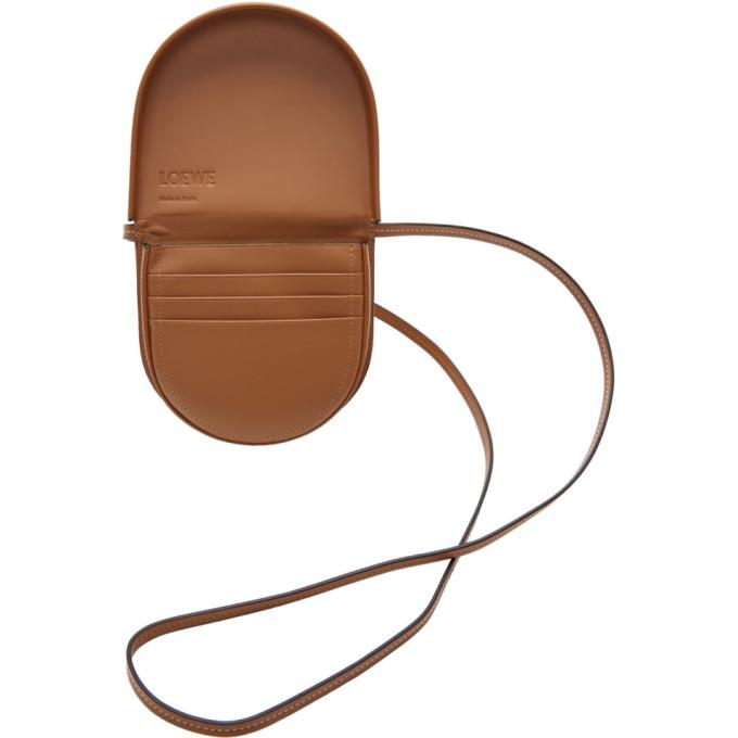 large heel pouch tan