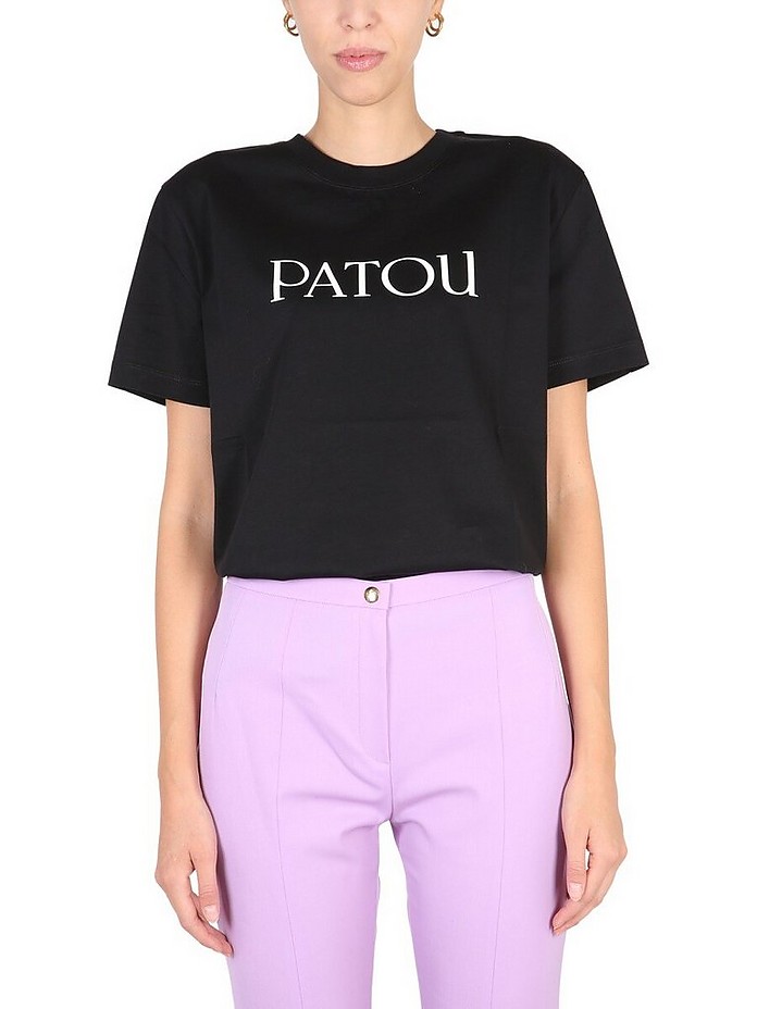 Patou Logo Print T-Shirt M at FORZIERI