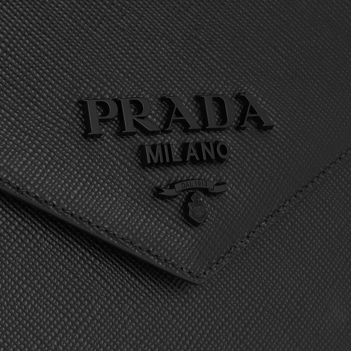 PRADA Saffiano Leather Work Bag Papaya