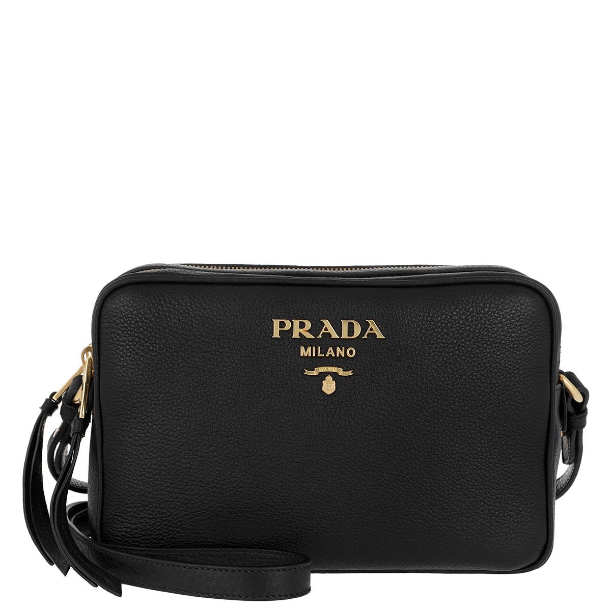 Prada Grained Leather Medium Camera Bag 