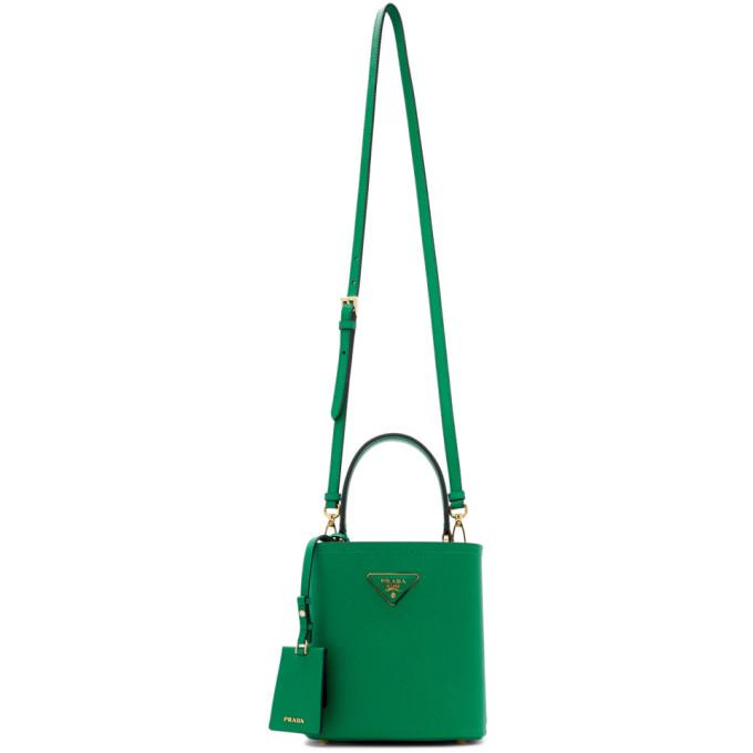 prada green handbag
