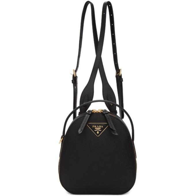 Black Mini Odette Backpack от Prada на 