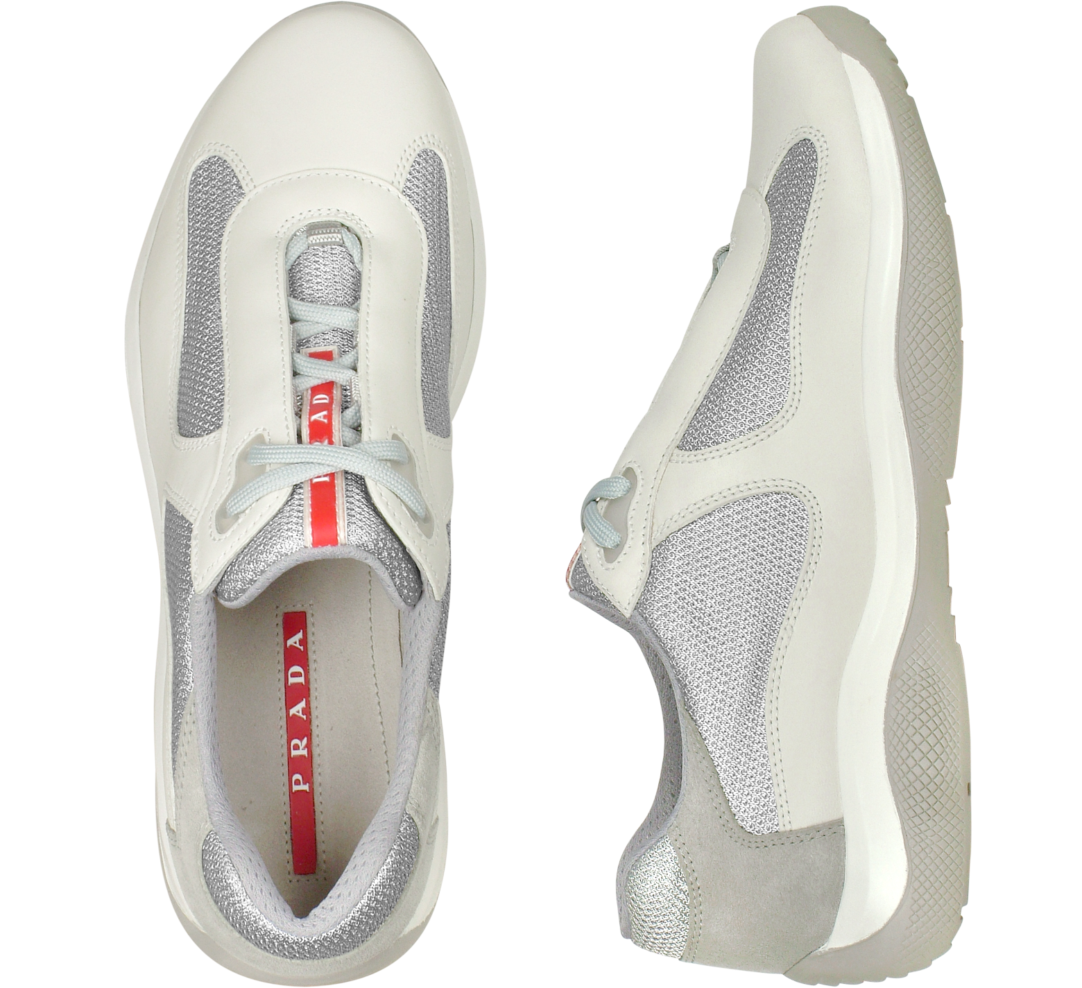 Prada Linea Rossa - Men's Cream Bike Sneaker Shoes 5 US | 4.5 UK | 39 EU at  FORZIERI