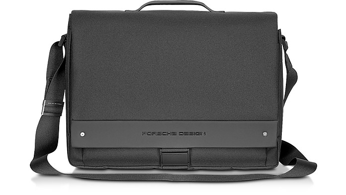 BriefBag FS Black Laptop Messenger Bag - Porsche Design