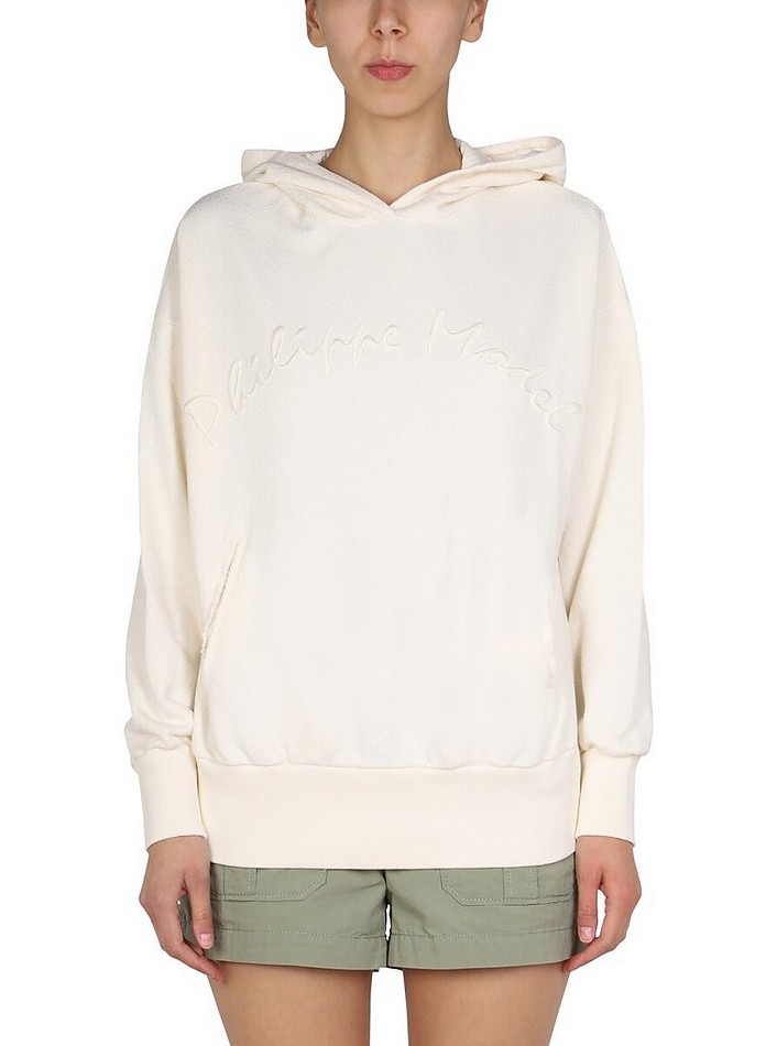 Sweatshirt With Embroidered Logo - Philippe Model