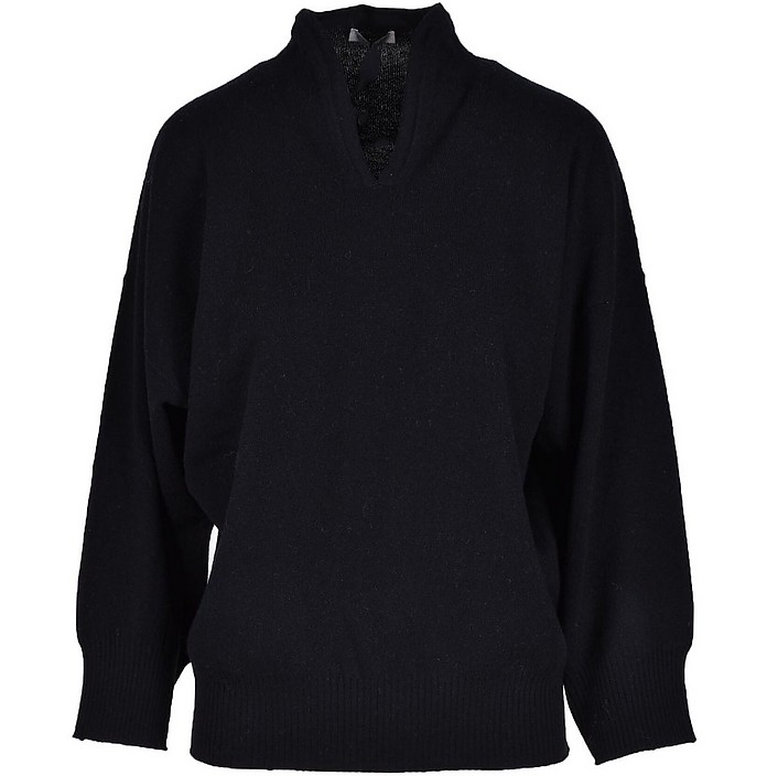 Women's Black Sweater - Cappellini