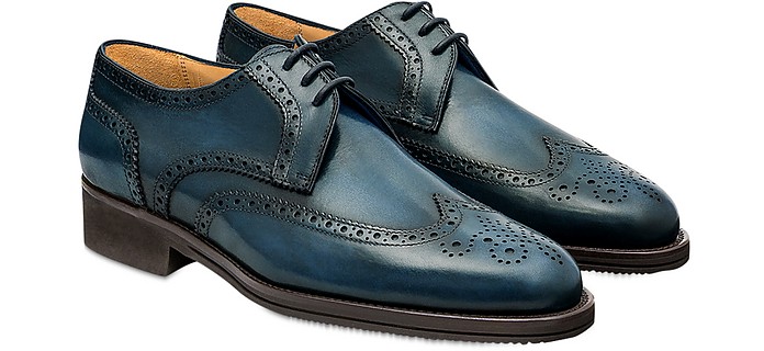 Blue Pisa Derby Shoe - Pakerson