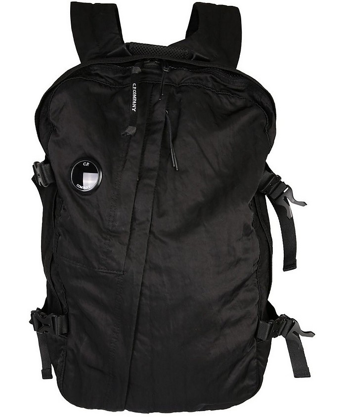 Black Nylon Backpack w/Iconic Lens - C.P. Company