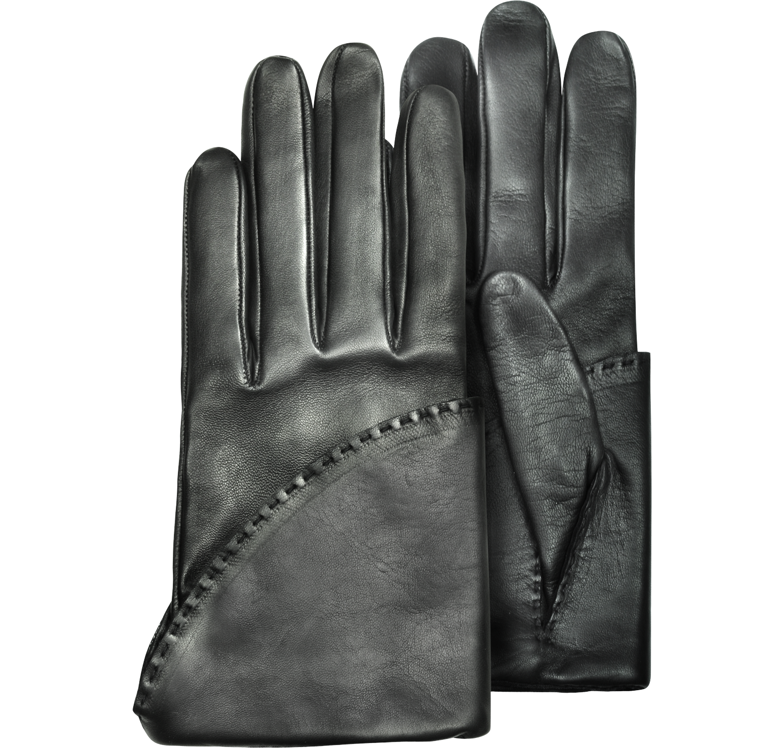 short silk gloves