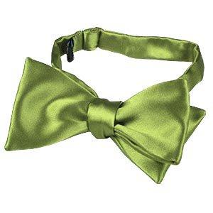 Forzieri Light Green Solid Silk Self-tie Bowtie at FORZIERI Canada