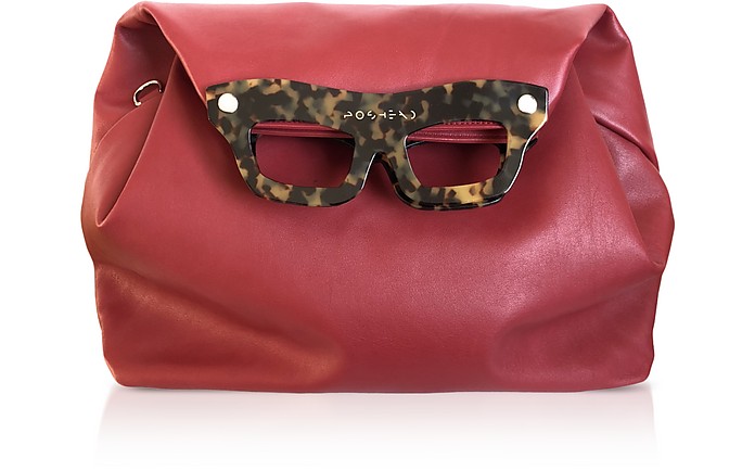 Large Red Shopping Bag w/Sunglasses - Poshead