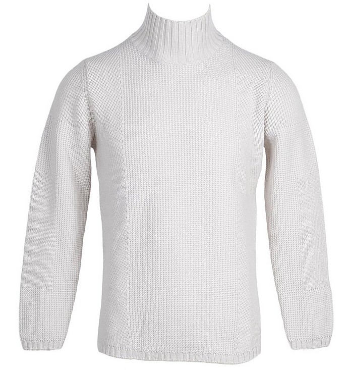 Men's Ivory Sweater - Paolo Pecora