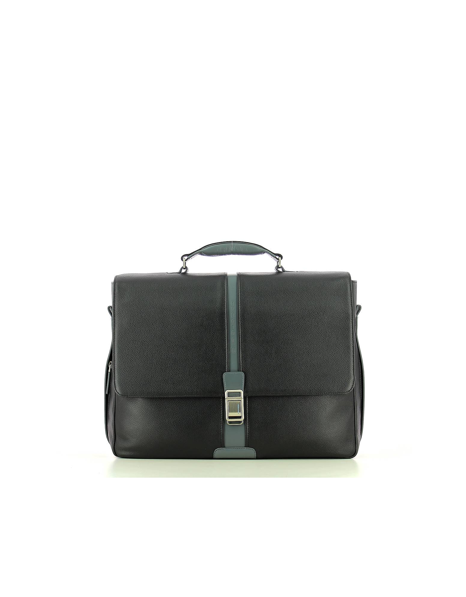 Briefcases Black & Gray Expandable 15.0 Laptop Briefcase