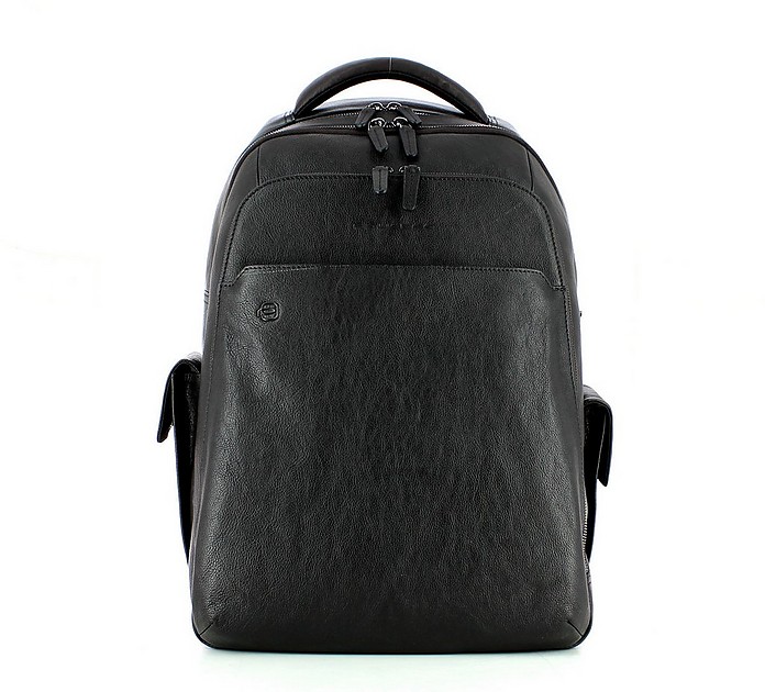 Dark Brown Notebook Backpack with iPadAir/Air 2 Modus - Piquadro / sNAh