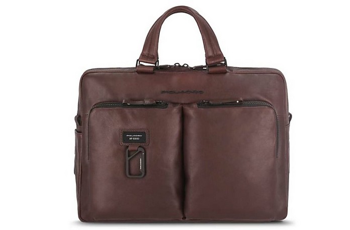 Brown Handbag - Piquadro