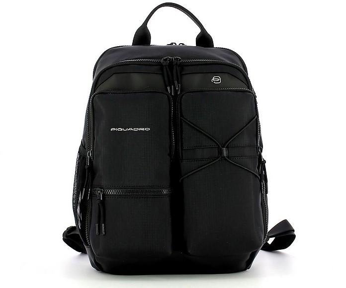 Men's Black Backpack - Piquadro