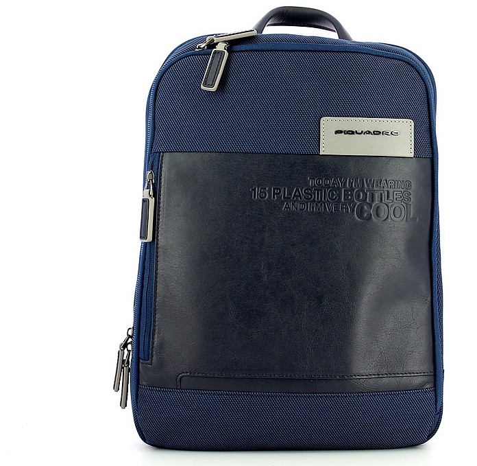 Men's Blue Backpack - Piquadro