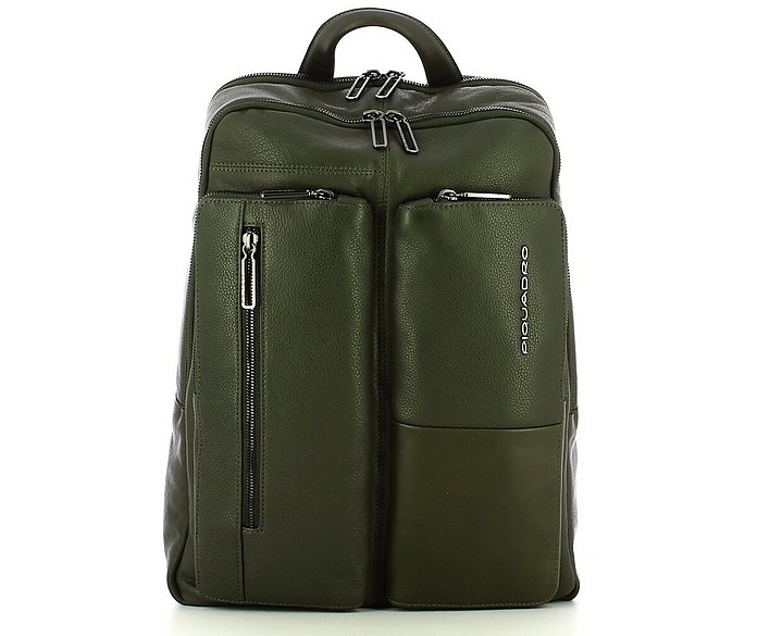 Men's Green Backpack - Piquadro