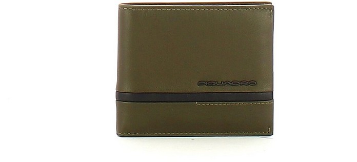 Men's Green Wallet - Piquadro