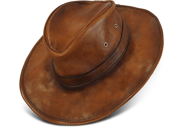 Genuine Leather Hat - Pratesi