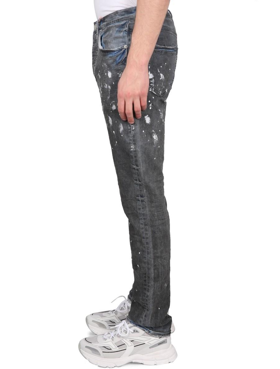 Best Price* Purple Brand Jeans Men 'Sky Blue Distressed' Sz 31 Slim Fit