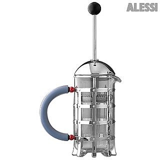 Kaffeemaschine für 8 Tassen mit Pressfilter - Alessi