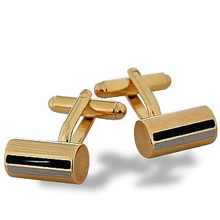 Pitti - Unconventional Gold Plated Cuff Links - Forzieri