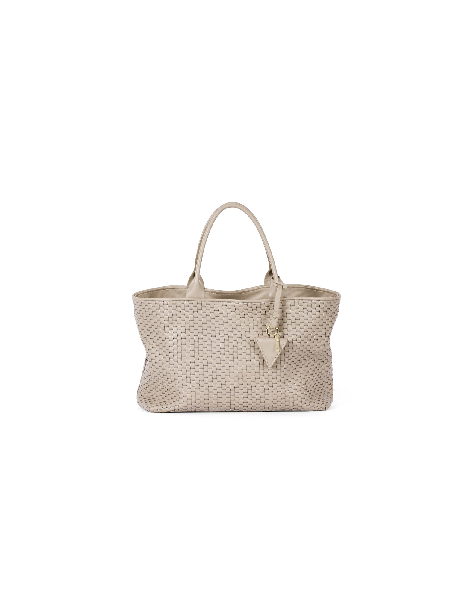 Parise Designer Handbags Shp-60-m - Woven Leather Tote Bag In Noir