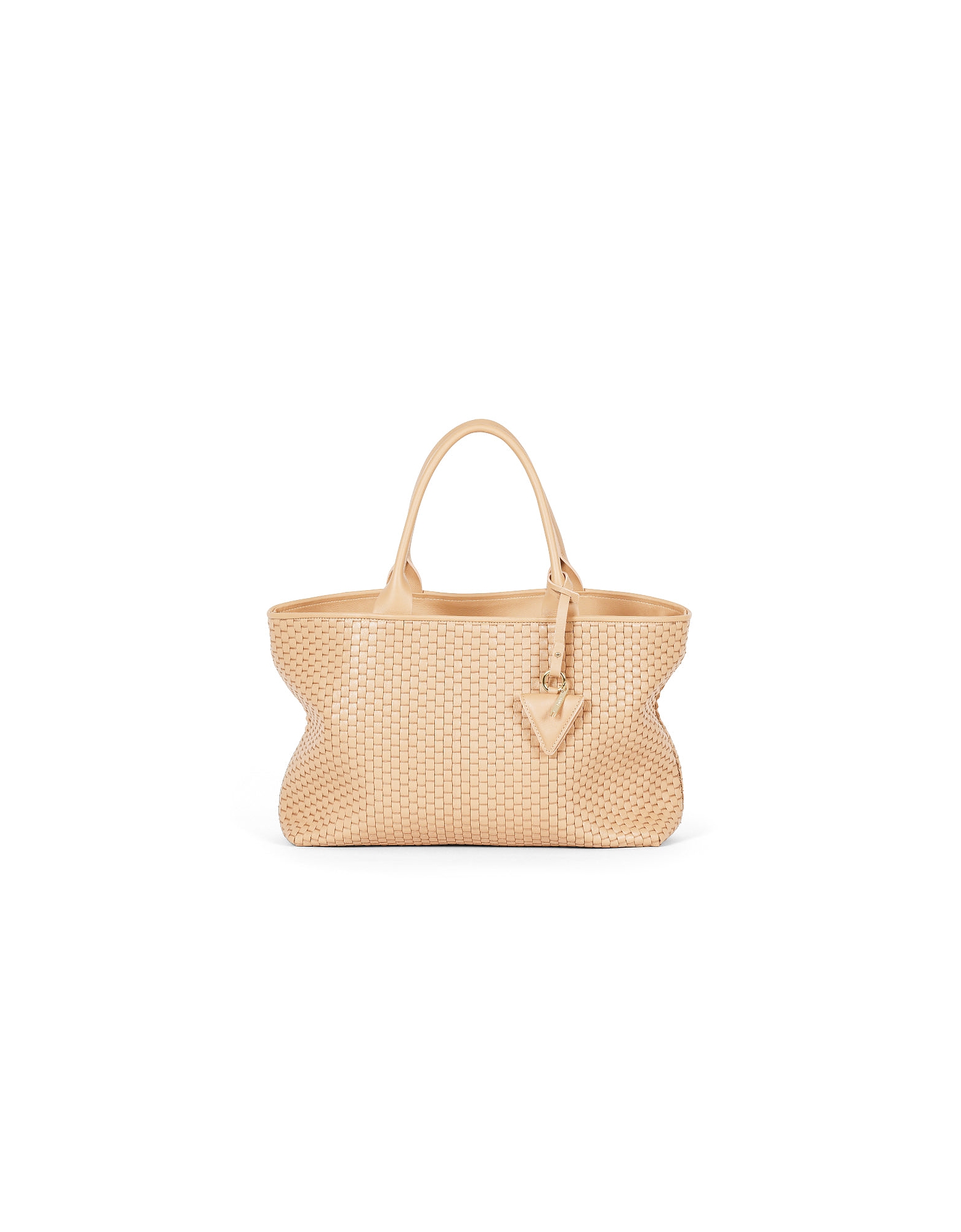 Parise Designer Handbags Shp-60-m - Woven Leather Tote Bag In Marron