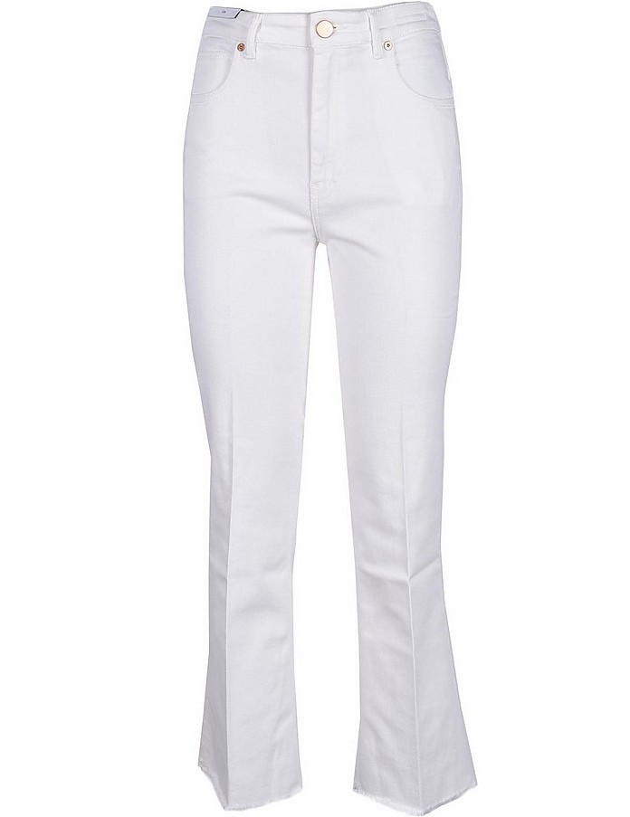Women's White Jeans - Pt Torino
