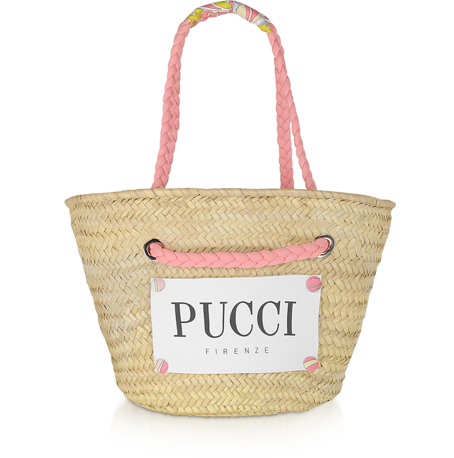 Pucci Natural Straw Bag
