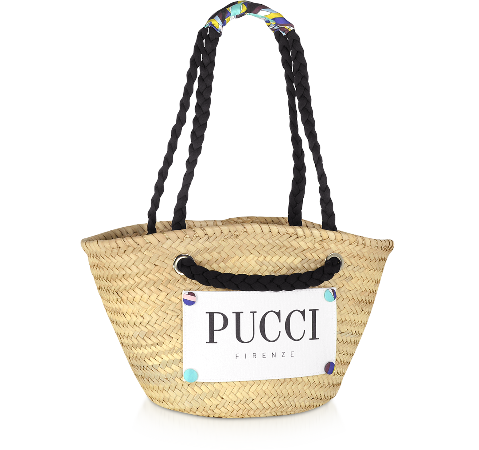 Emilio Pucci Straw Tote Bags