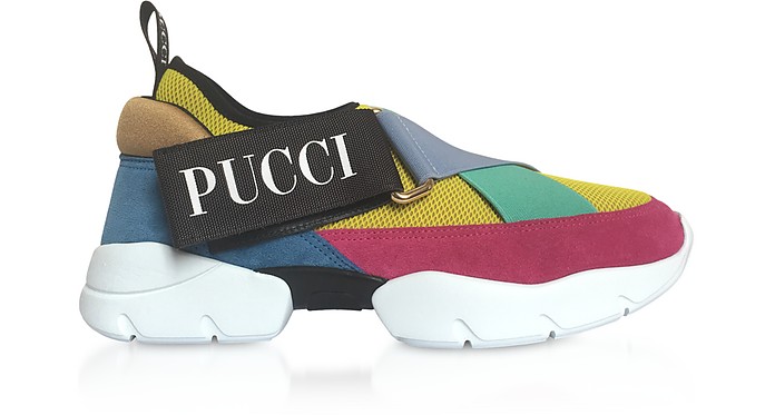 Sneakers City-Cross en Nylon Multicolore - Emilio Pucci