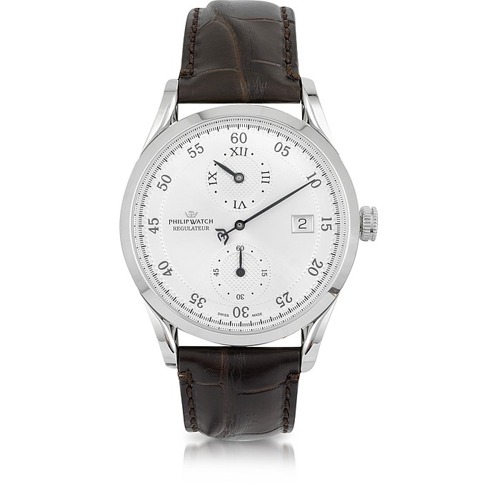Heritage Sunray Mechanic Automatic Silver Dial Men's Watch - Philip Watch