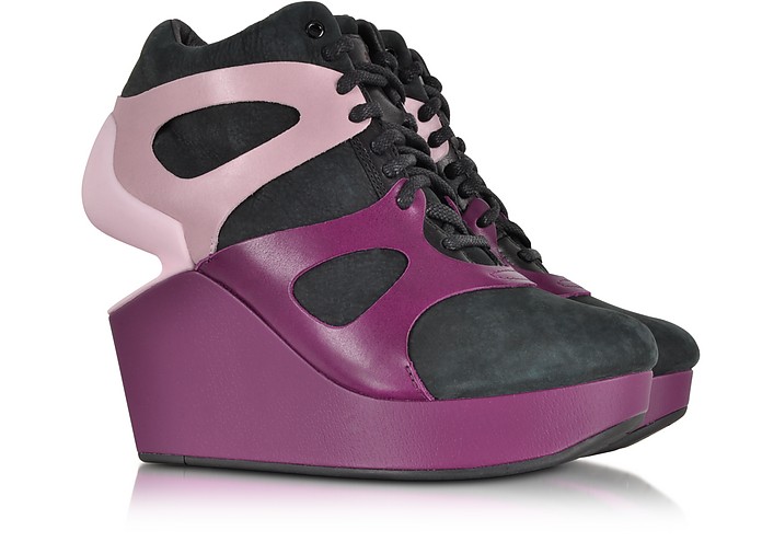 McQ Alexander McQueen x Puma Leap Purple Potion Wedge Sneaker 36 IT/EU ...