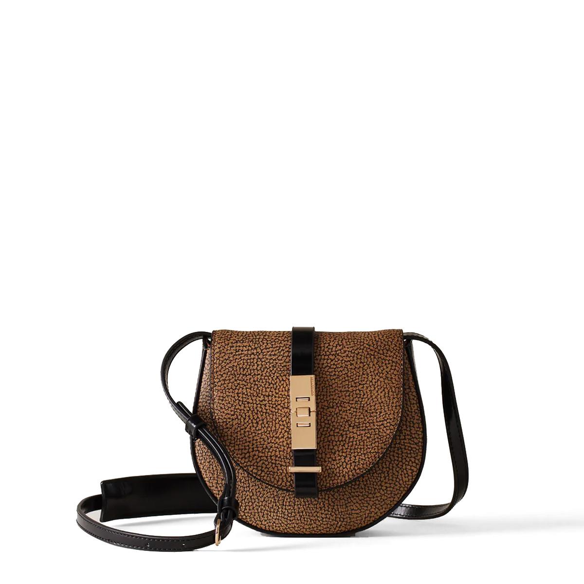 Borbonese Designer Handbags Women's Black Mini Bag In Noir