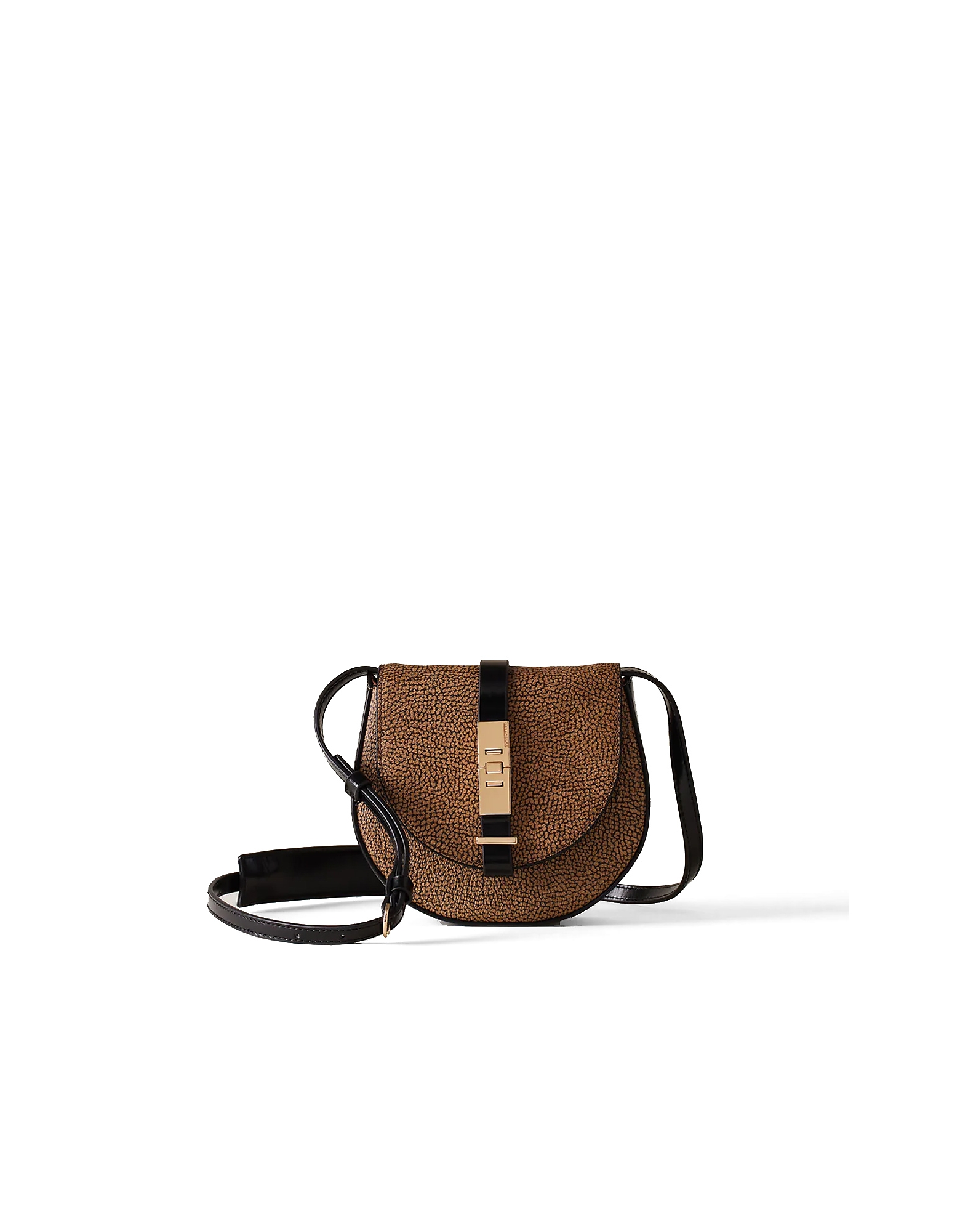 Borbonese Designer Handbags Women's Black Mini Bag In Noir