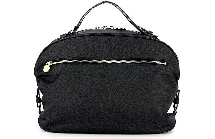 Black Medium Top-Handle Sexy Bag - Borbonese