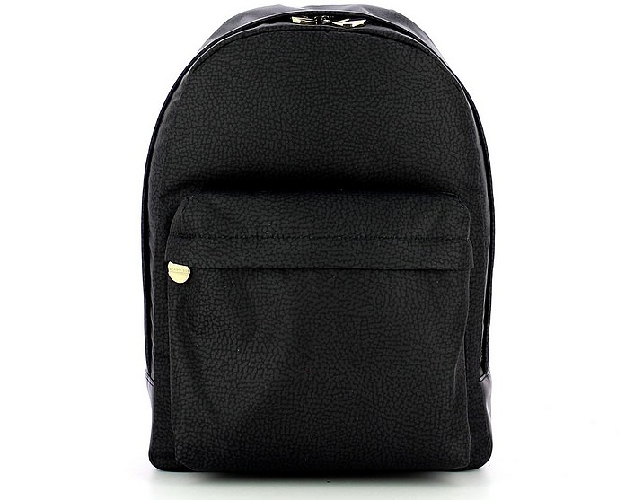 Black Medium Backpack - Borbonese