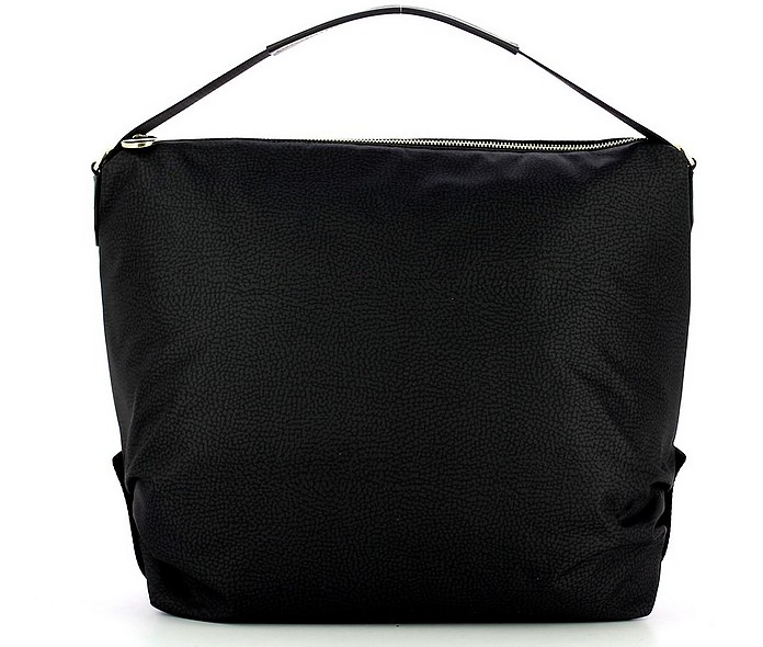 Black Large top-Handle Shoulder Bag - Borbonese