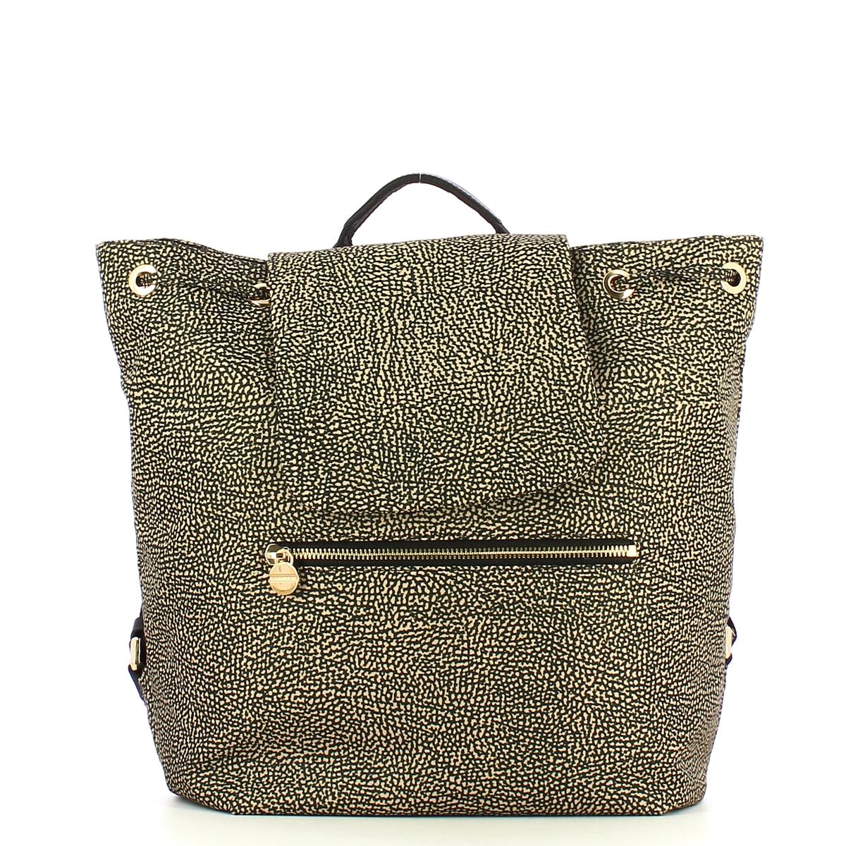 Borbonese Designer Handbags Women's Brown Backpack In Marron