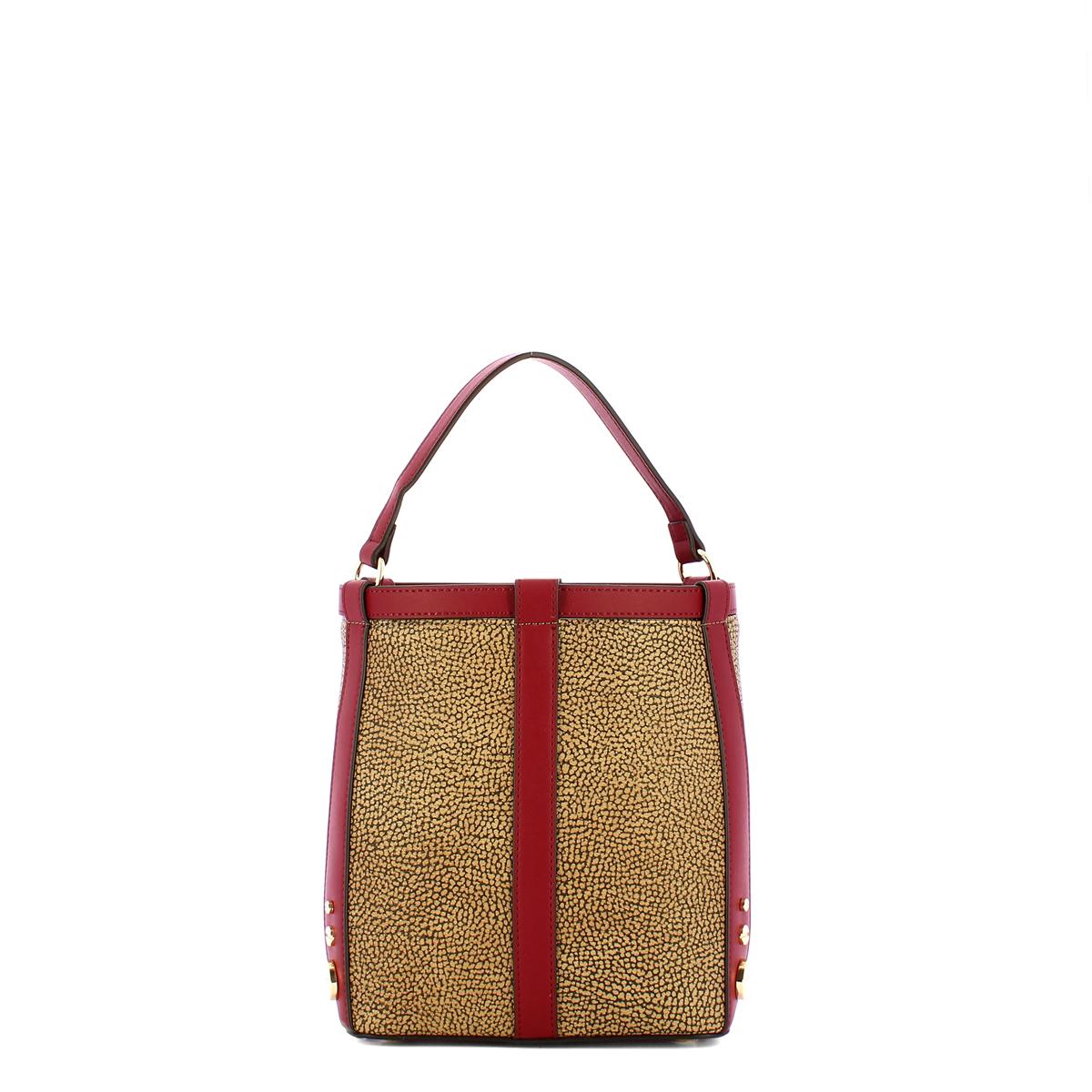 Borbonese Designer Handbags Women's Red Bag In Rouge