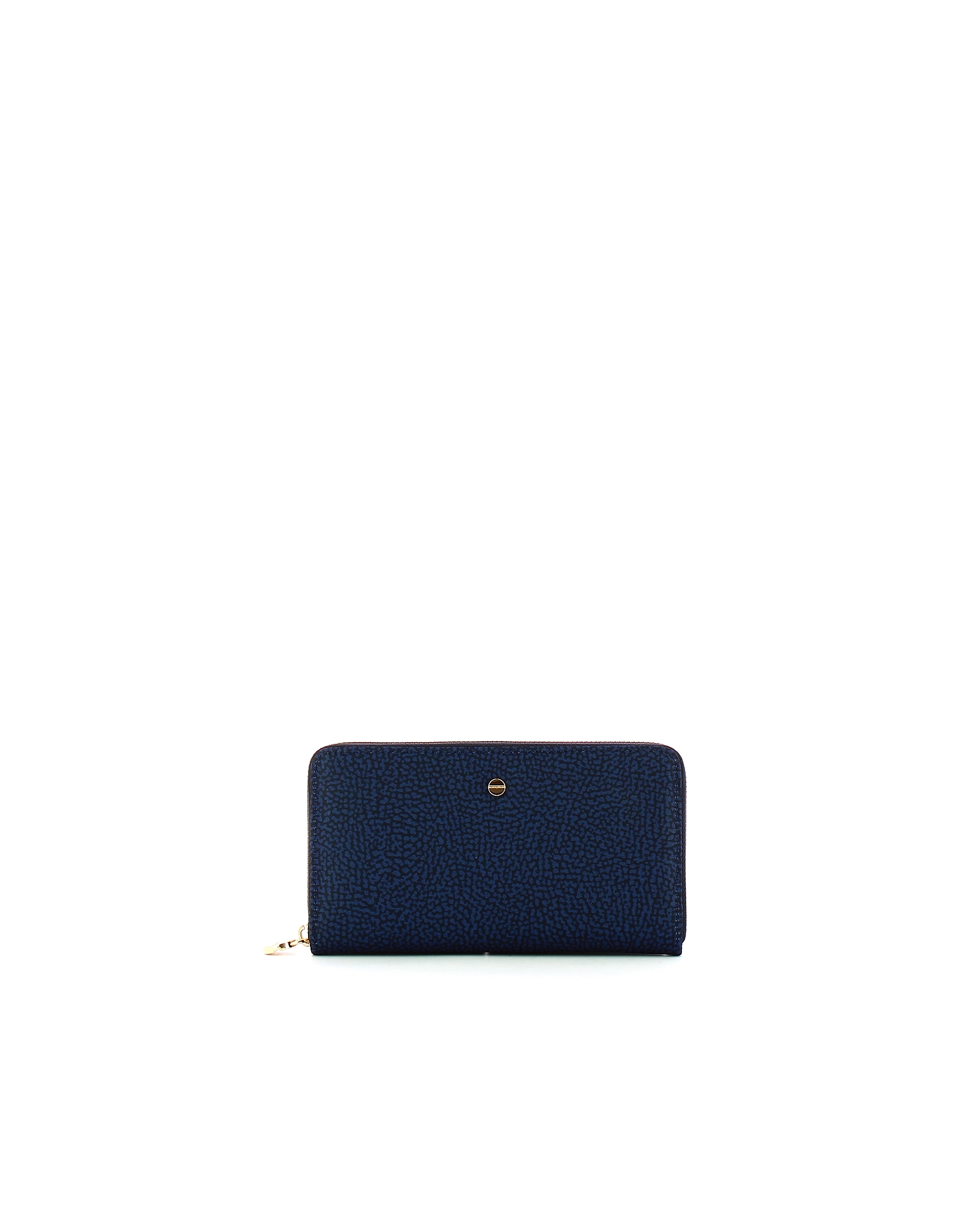 Borbonese Designer Wallets Women's Blue Wallet In Bleu