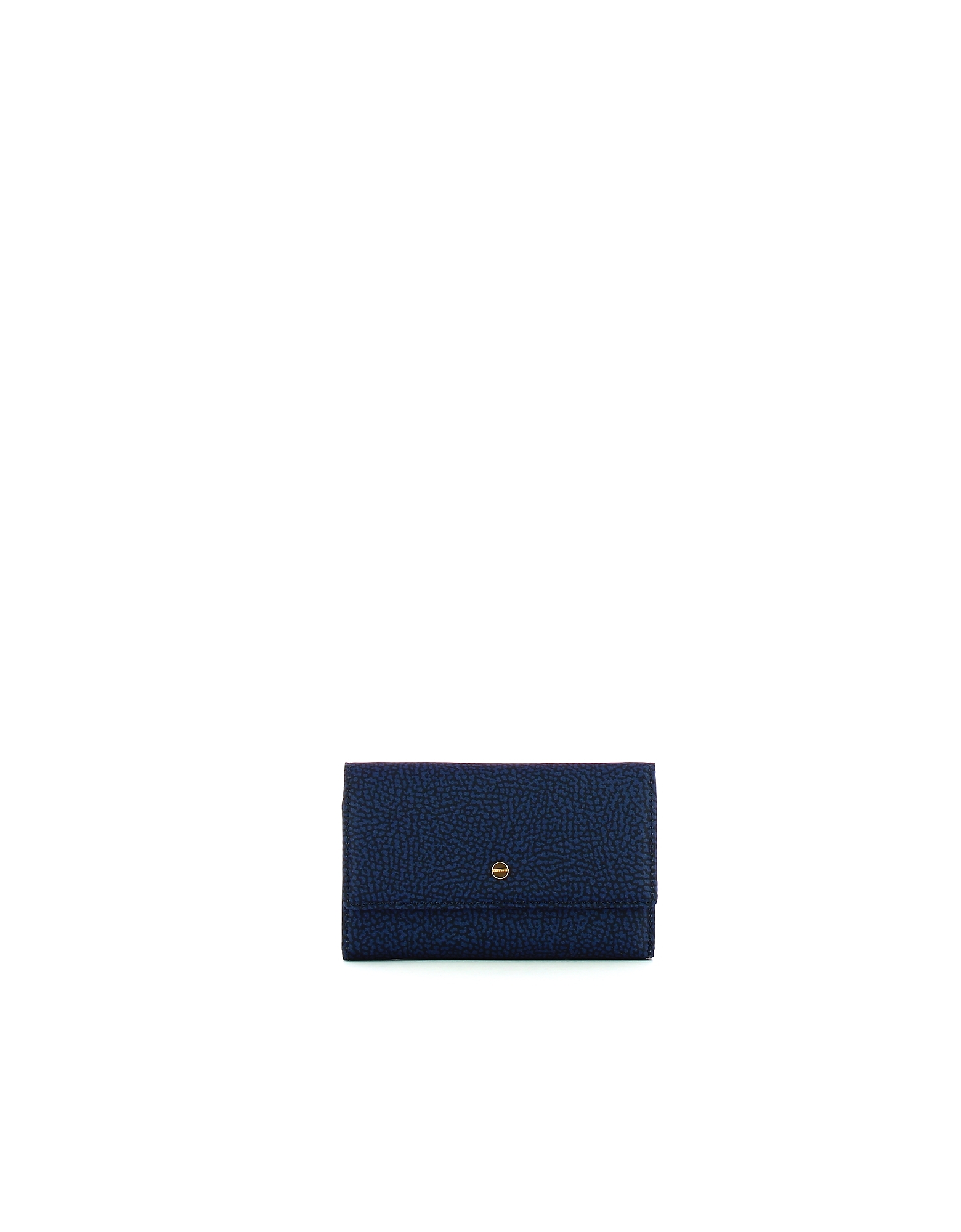 Borbonese Designer Wallets Women's Blue Wallet In Bleu