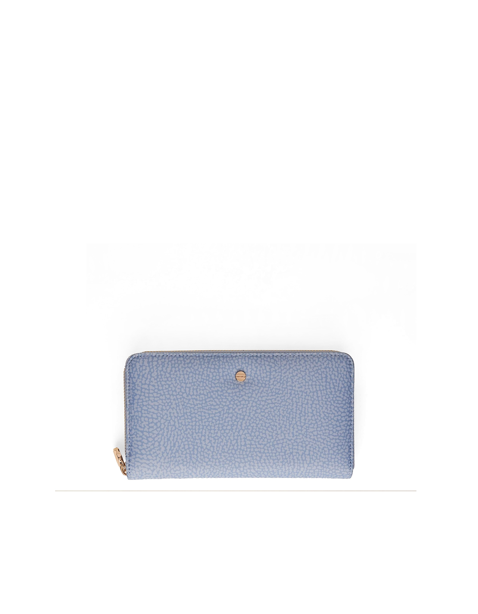 Borbonese Designer Wallets Women's Blue Wallet
